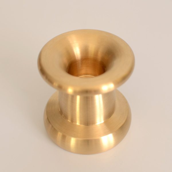 solid brass candle holder