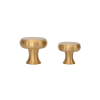 solid-brass-cupboard-knob-button solid brass cupboard knob with button shape.