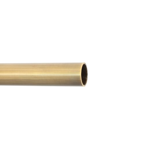 solid brass curtain pole antique finish