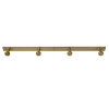 solid brass quad wall hanger hook