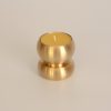 solid brass tealight candle holder
