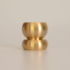 solid brass tealight candle holder