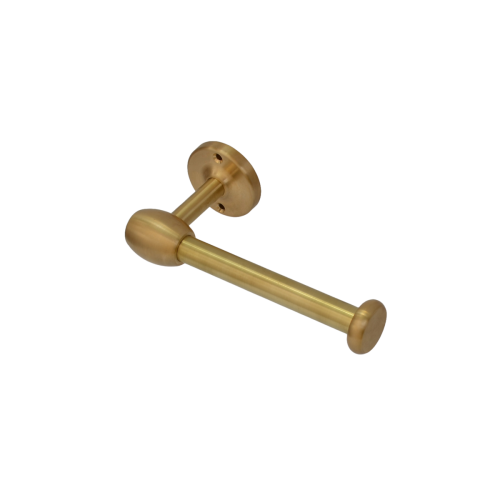solid brass toilet roll holder.