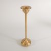 Brass Dinner Candle Holder - Tall Stem